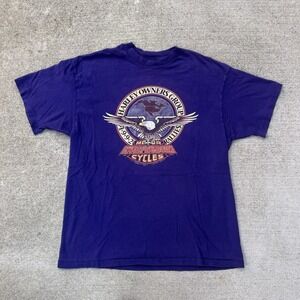 Vintage‎ 1992 Harley Davidson T-Shirt Biker Motorcycle 90s